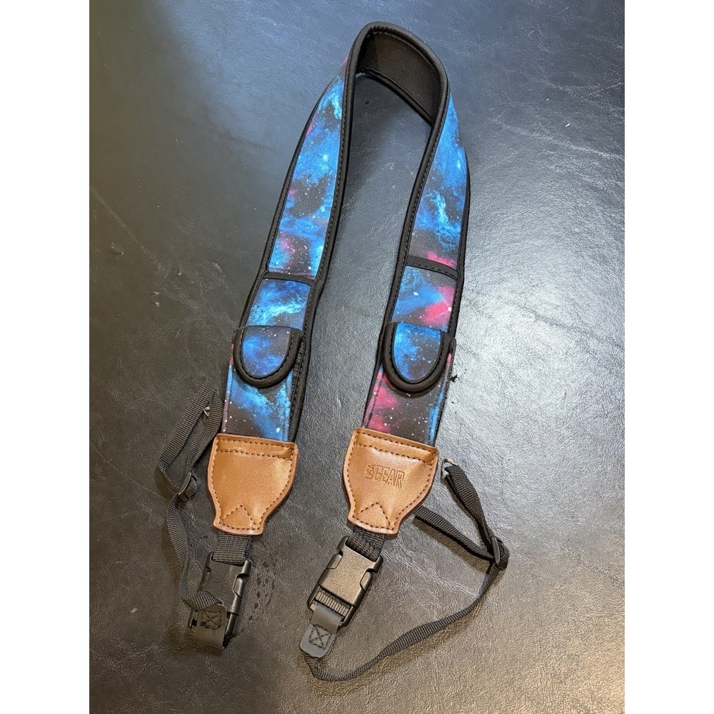 Adjustable Camera Strap w/ Cushioned Neoprene & Storage Pockets Free Ship
